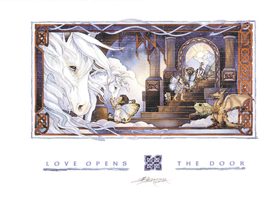 Love Opens The Door - Card