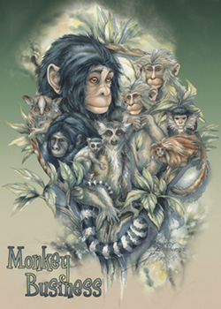 Monkeys / Monkey Business - Magnet