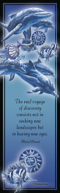 Dolphins / Guided By An Unseen Star - Bookmark