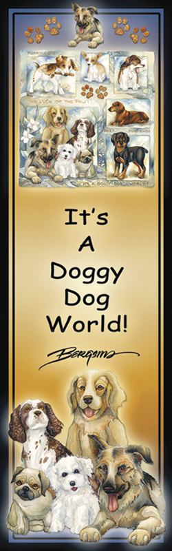 Dogs / It's A Doggy Dog World - Bookmark