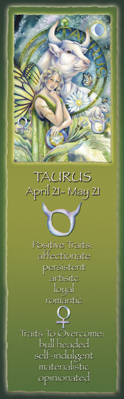 Zodiac Series / Taurus - Bookmark