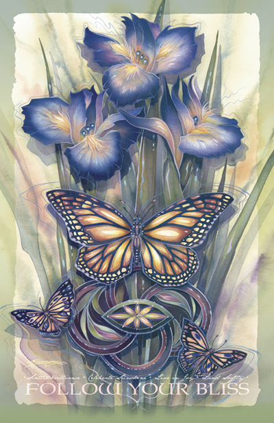 Butterflies / A New Day Has Come - 11 x 14 in Poster