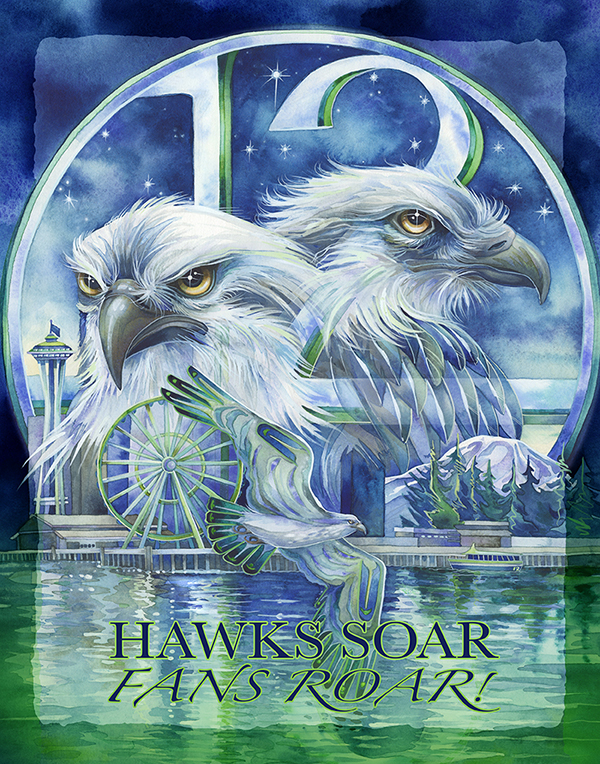 'Hawks Soar...Fans Roar' Poster