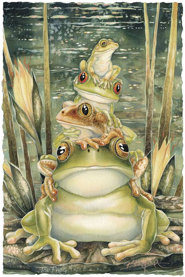 Top Frog Small Prints (Click for options & image enlargement)               