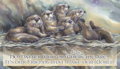Otters / No Matter Who Or Where We Are... - Mailable Mini