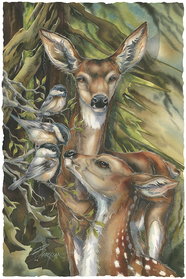 You Are So Deer To Me Small Prints (Click for options & image enlargement)                            