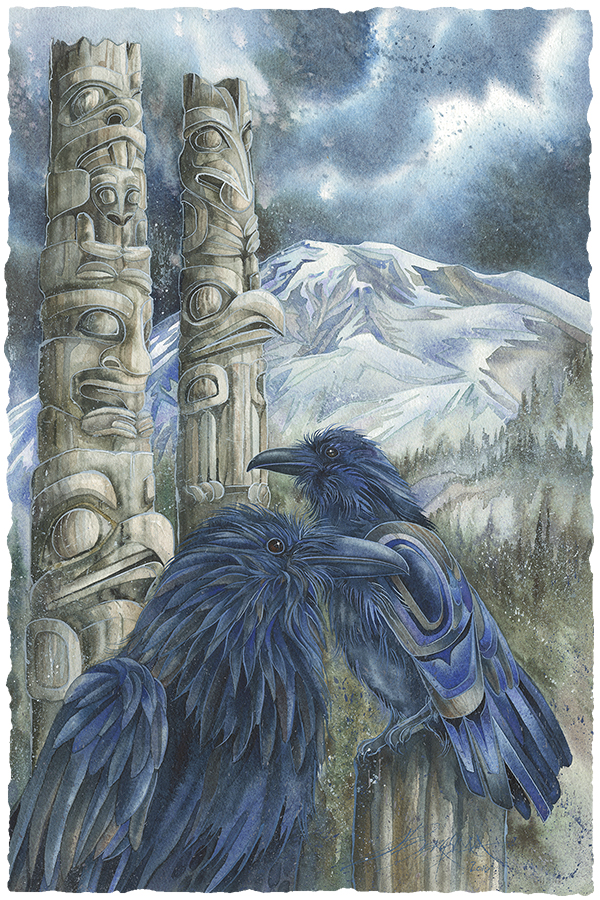 Raven Mountain Large Prints (Click for options & image enlargement)                    