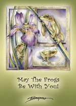 May The Frogs Be With You - Magnet