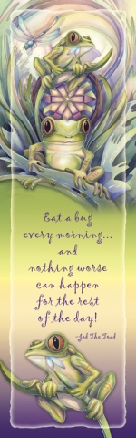 Frogs /  Eat A Bug... - Bookmark