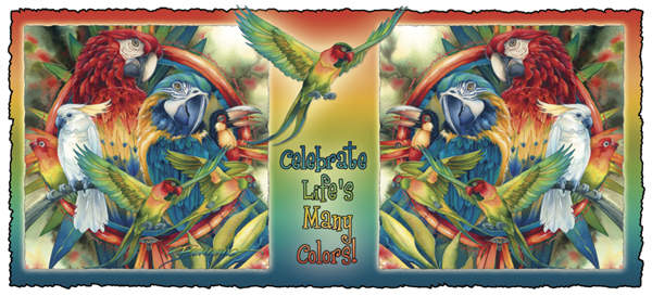 Parrots / Celebrate Life's Many Colors - Mug