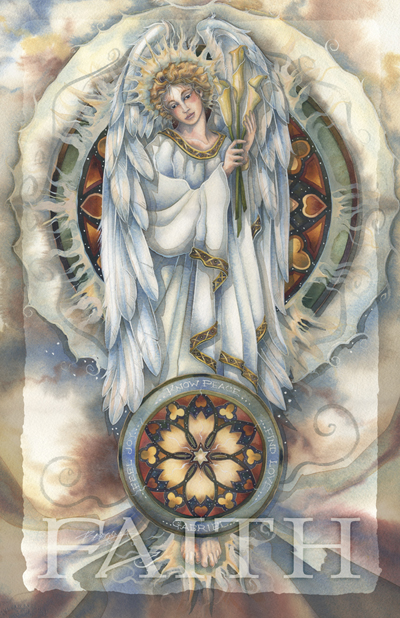 Spiritual Icon Series / Gabriel - 11 x 14 inch Poster   
