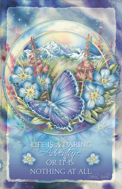 Butterflies / Life Is A Daring Adventure - 11 x 14 in Poster 