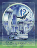 Seattle - Hawk Power! Poster