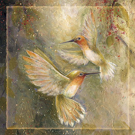 'Happy wings' - Tile   