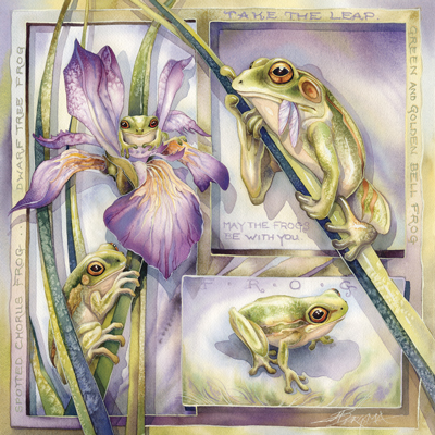 May The Frogs Be With You - Tile