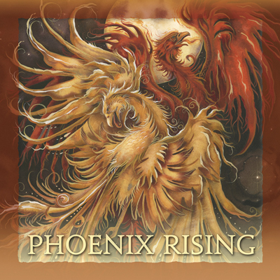 Mythological Creatures (Phoenix) / Phoenix Rising - Tile 