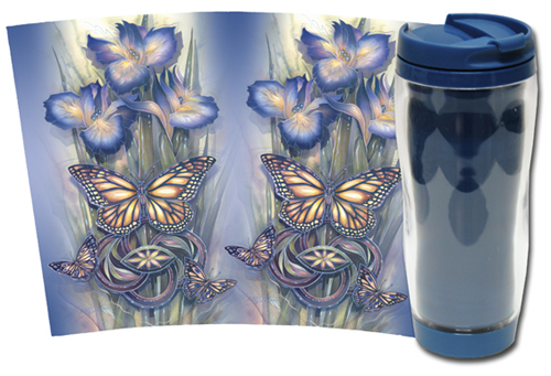 Butterflies / A New Day Has Come - Travel Mug  