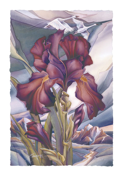 Irises / This Is The Day - Art Card