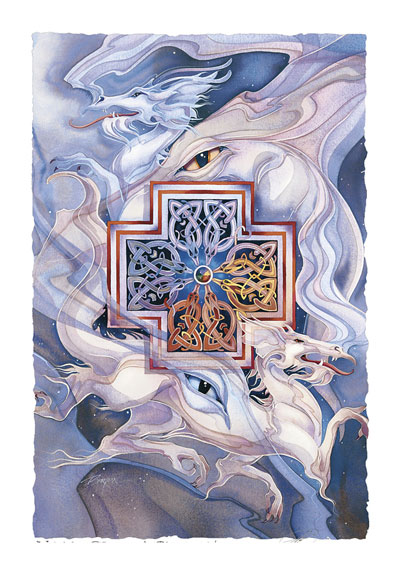 Mythological Creatures (Dragons) / Never Cross A Dragon - Art Card