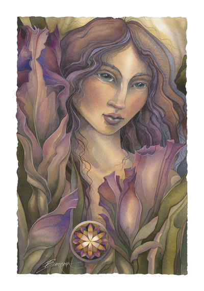 Women / Spirit Of The Flowers - Art Card
