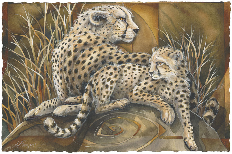 Wild Cats / The Spiral Of Life - Art Card