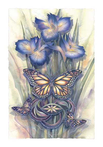 Butterflies / A New Day Has Come - Art Card