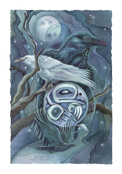 Ravens / Raven Moon - Art Card