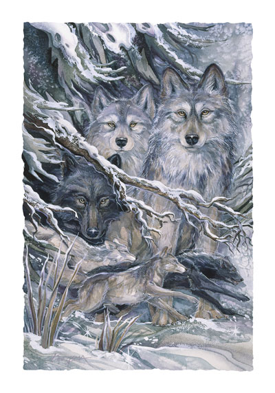 Wolves / The Power Of The Pack - Art Card