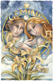 Gemini Zodiac Large Prints (Click for options & image enlargement)                                  