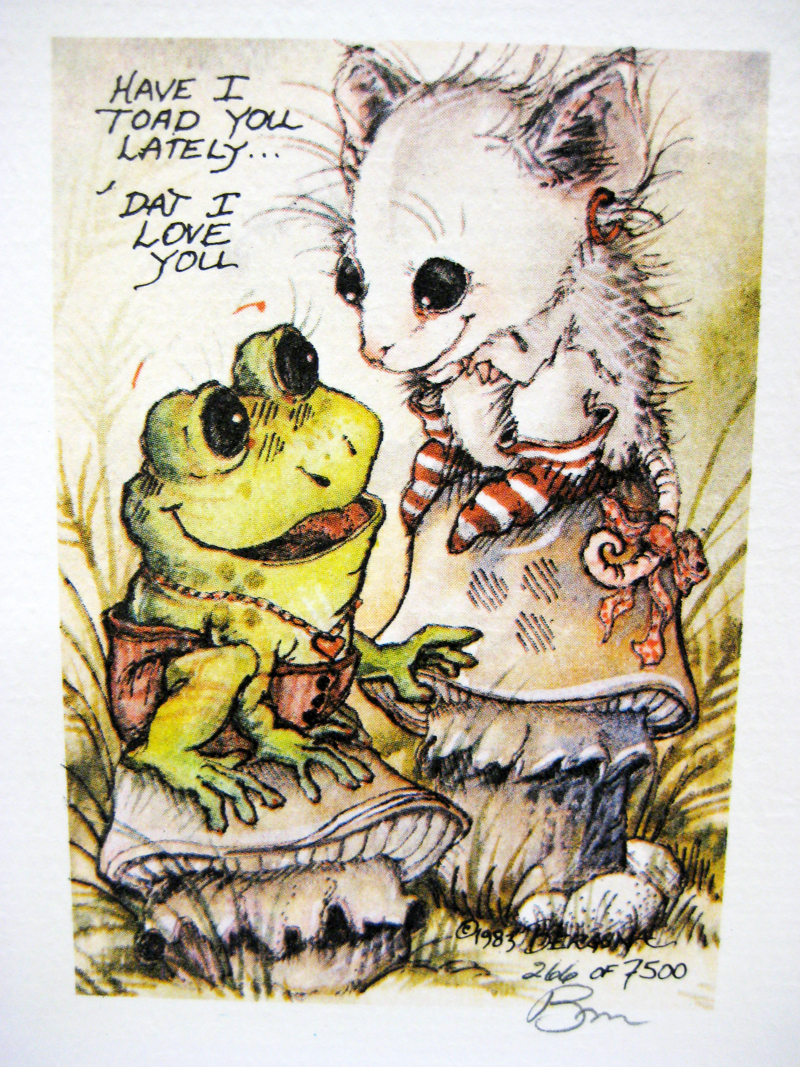 Have I toad you lately that I love you? - DreamKeeper Print