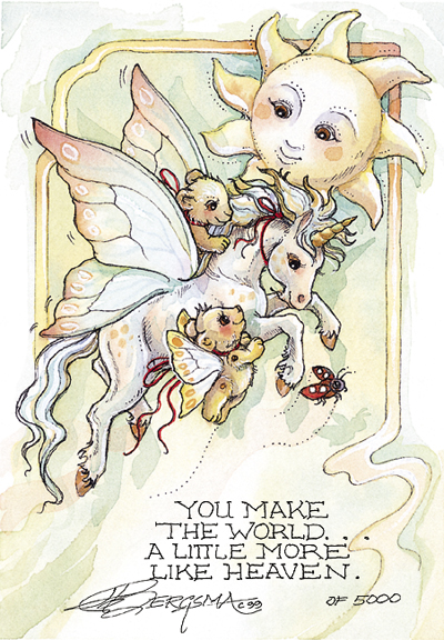 You Make The World... - DreamKeeper Print