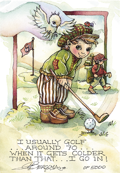 Golf - DreamKeeper Print